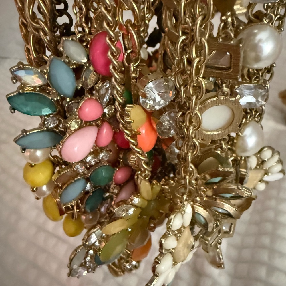 Assortment of Charming Charlie statement necklaces